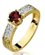 Bonore - Gold 585 - Ruby 0,5 ct ring