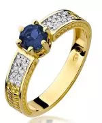 Bonore - Gold 585 - Sapphire 0,5 ct ring