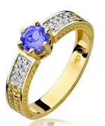 Bonore - Gold 585 - Tanzanite 0,5 ct ring