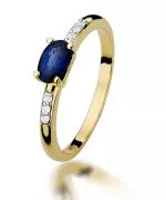 Bonore - Gold 585 - Sapphire 0,7 ct ring