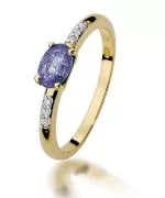 Bonore - Gold 585 - Tanzanite 0,4 ct ring