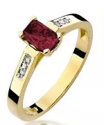 Bonore - Gold 585 - Ruby 0,8 ct ring