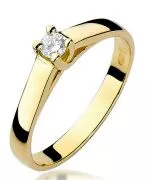 Bonore - Gold 585 - Diamond 0,1 ct ring
