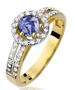 Bonore - Gold 585 - Tanzanite 0,5 ct ring