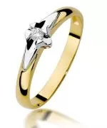 Bonore - Gold 585 - Diamond 0,04 ct ring