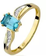 Bonore - Gold 585 - Topaz 0,65 ct ring