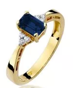 Bonore - Gold 585 - Sapphire 0,6 ct ring