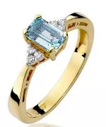 Bonore - Gold 585 - Topaz 0,6 ct ring