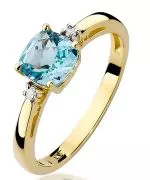 Bonore - Gold 585 - Topaz 1,1 ct ring