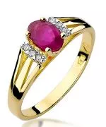 Bonore - Gold 585 - Ruby 0,6 ct ring