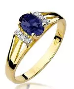 Bonore - Gold 585 - Sapphire 0,7 ct ring