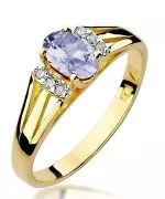 Bonore - Gold 585 - Tanzanite 0,4 ct ring