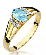 Bonore - Gold 585 - Topaz 0,5 ct ring