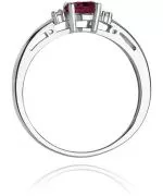 Bonore - White Gold 585 - Ruby 0,6 ct ring