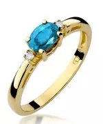 Bonore - Gold 585 - Topaz 0,5 ct ring