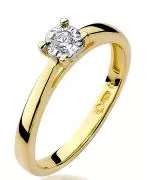 Bonore - Gold 585 - Diamond 0,08 ct ring