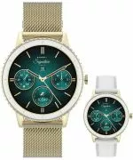 Garett Signature Grace Gold Mesh SET ladies smartwatch