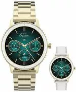 Garett Signature Grace Gold Solid SET ladies smartwatch