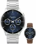 Garett Signature Prime Silver Solid SET gents smartwatch