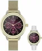 Garett Signature Stella Gold Mesh SET ladies smartwatch