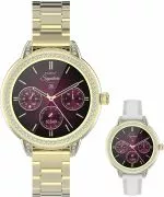 Garett Signature Stella Gold Solid SET ladies smartwatch