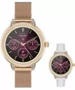 Garett Signature Stella Rose Gold Mesh SET ladies smartwatch