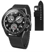 Vostok Europe Space Race Chrono Limited Edition + Vostok strap gents watch