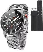 Vostok Europe Expedition South Pole Solar Power Chronograph Limited Edition SET + Vostok strap gents watch