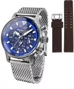 Vostok Europe Expedition South Pole Solar Power Chronograph Limited Edition SET + Vostok strap gents watch