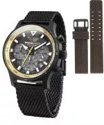 Vostok Europe Expedition South Pole Solar Power Chronograph Limited Edition SET + Vostok strap gents watch