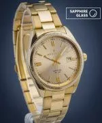 DESTELL Loup Full Gold Steel Sapphire watch