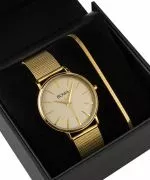 BOWA Praha Full-Gold Mesh 38 Gift Set (watch + bracelet)
