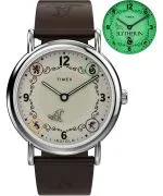 Timex Harry Potter X Weekender Slytherin House 38mm Leather Strap unisex watch