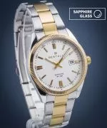 DESTELL Loup White Silver-Gold Steel Sapphire watch