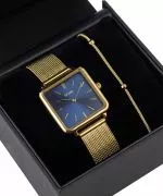 BOWA Vienna Navy Blue-Gold Mesh 29 ladies watch
