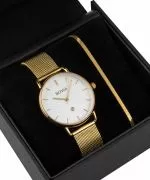 BOWA Milan White-Gold Mesh 34 Gift Set (watch + bracelet)