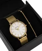BOWA Praha Silver-Gold Mesh 38 Gift Set (watch + bracelet)