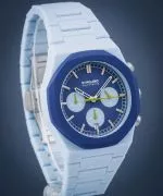 D1 Milano Polychrono Blue Blast gents watch