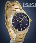 DESTELL Aries Blue Gold Steel Sapphire watch