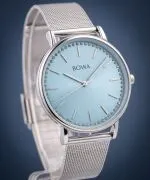 BOWA Rio Ice-Blue Silver Mesh 38 ladies watch