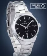 DESTELL Aries Black Silver Steel Sapphire watch