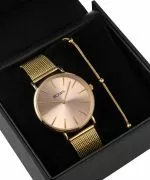 BOWA New York Pink-Gold Mesh 38 Gift Set (watch + bracelet)