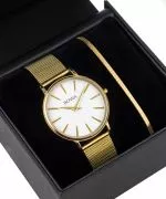 BOWA Praha White-Gold Mesh 38 Gift Set ladies watch