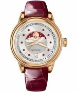 Aviator Moonflight Gemstone Edition Silver Red Ruby Limited Edition ladies watch