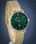 BOWA Milan Green Gold Mesh 34 watch