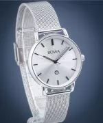 BOWA Milan Silver-Black Tone Mesh 34 watch
