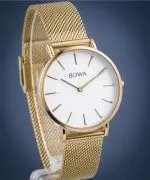 BOWA New York Petite White-Gold Mesh 34 women's watch