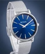 BOWA Praha Navy Blue-Silver Mesh 38 watch