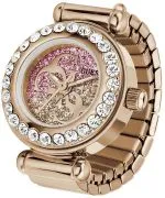 Guess Bejeweled Anna ladies watch ring