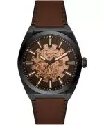 Fossil Everett Skeleton gents watch